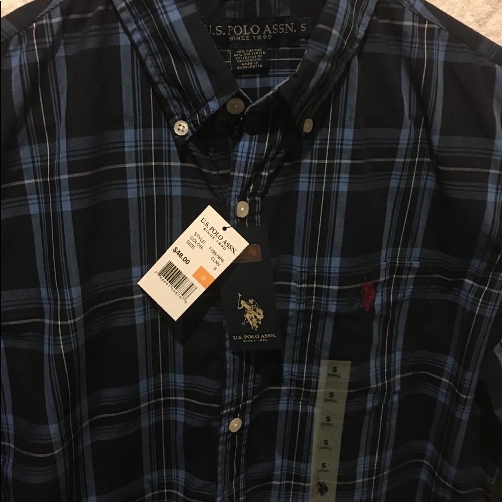 US Polo Assn Mens Long Sleeve Sz S